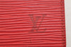 Authentic Louis Vuitton Epi Porte Yen 3 Cartes Credit Wallet Red M63537 LV 5602I