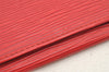 Authentic Louis Vuitton Epi Porte Yen 3 Cartes Credit Wallet Red M63537 LV 5602I