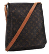 Authentic Louis Vuitton Monogram Musette Shoulder Cross Body Bag M51256 LV 5603E