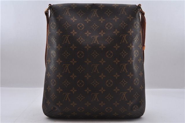 Authentic Louis Vuitton Monogram Musette Shoulder Cross Body Bag M51256 LV 5603E