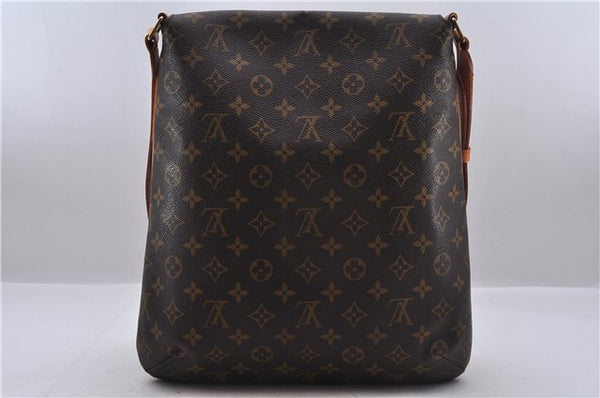Authentic Louis Vuitton Monogram Musette Shoulder Cross Body Bag M51256 LV 5603E