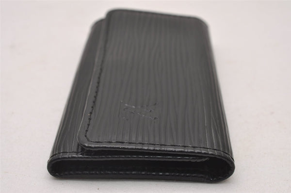 Authentic Louis Vuitton Epi Multicles 4 Key Case Black M63822 LV 5603I