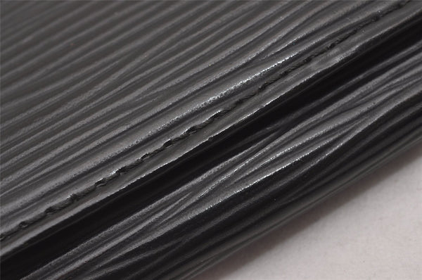 Authentic Louis Vuitton Epi Multicles 4 Key Case Black M63822 LV 5603I