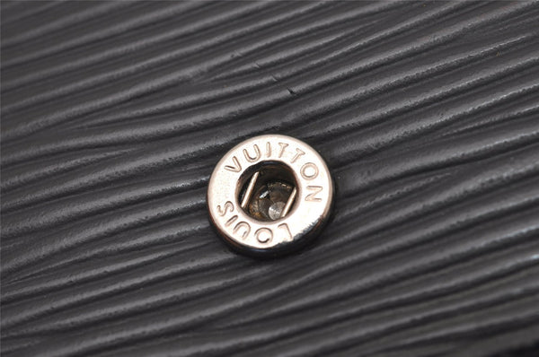 Authentic Louis Vuitton Epi Multicles 4 Key Case Black M63822 LV 5603I