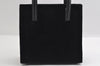 Authentic FENDI Vintage 2Way Shoulder Hand Bag Purse Velour Leather Black 5604I