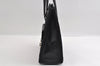 Authentic FENDI Vintage 2Way Shoulder Hand Bag Purse Velour Leather Black 5604I