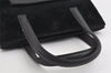 Authentic FENDI Vintage 2Way Shoulder Hand Bag Purse Velour Leather Black 5604I