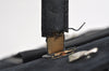 Authentic FENDI Vintage 2Way Shoulder Hand Bag Purse Velour Leather Black 5604I