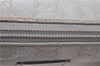 Authentic GUCCI Hand Bag Pouch Purse GG Canvas Leather 190393 Silver 5605F