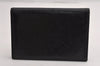 Authentic Cartier Pasha Vintage Card Pass Case Purse Leather Black 5605I