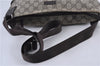 Authentic GUCCI Shoulder Cross Body Bag GG PVC Leather 141198 Brown 5606C