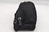 Authentic PRADA Vintage Nylon Tessuto Waist Body Bag Purse Black 5606I