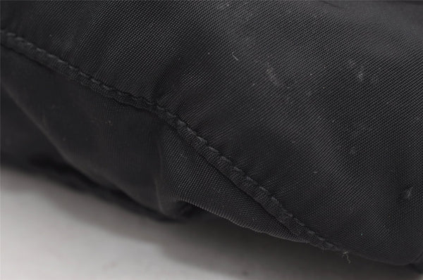 Authentic PRADA Vintage Nylon Tessuto Waist Body Bag Purse Black 5606I