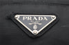 Authentic PRADA Vintage Nylon Tessuto Waist Body Bag Purse Black 5606I