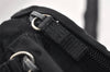 Authentic PRADA Vintage Nylon Tessuto Waist Body Bag Purse Black 5606I