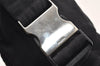 Authentic PRADA Vintage Nylon Tessuto Waist Body Bag Purse Black 5606I