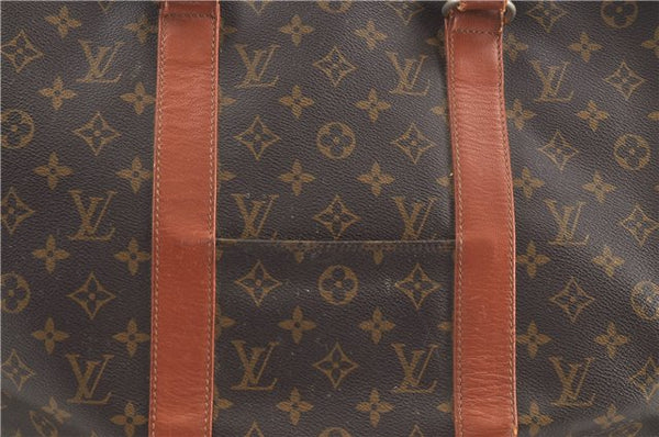 Auth Louis Vuitton Monogram Sac Weekend GM Vintage Tote Hand Bag M42420 LV 5609D