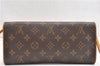 Authentic Louis Vuitton Monogram Pochette Twin GM Shoulder Bag M51852 LV 5609F