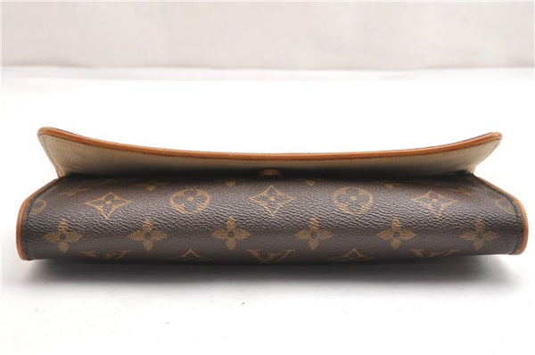 Authentic Louis Vuitton Monogram Pochette Twin GM Shoulder Bag M51852 LV 5609F