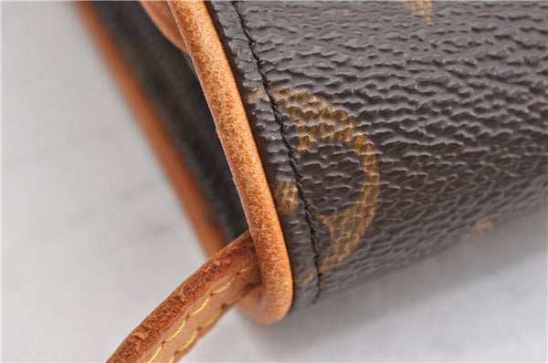 Authentic Louis Vuitton Monogram Pochette Twin GM Shoulder Bag M51852 LV 5609F