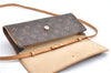 Authentic Louis Vuitton Monogram Pochette Twin GM Shoulder Bag M51852 LV 5609F