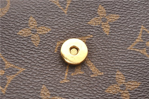 Authentic Louis Vuitton Monogram Pochette Twin GM Shoulder Bag M51852 LV 5609F