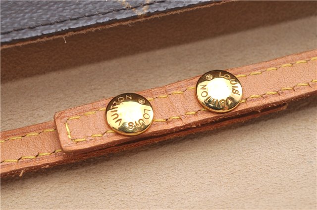 Authentic Louis Vuitton Monogram Pochette Twin GM Shoulder Bag M51852 LV 5609F