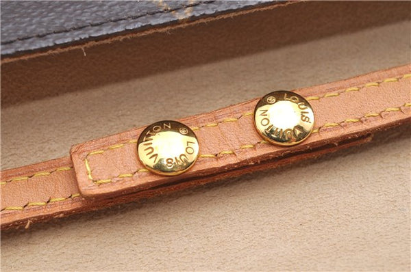 Authentic Louis Vuitton Monogram Pochette Twin GM Shoulder Bag M51852 LV 5609F