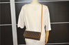 Authentic Louis Vuitton Monogram Pochette Twin GM Shoulder Bag M51852 LV 5609F