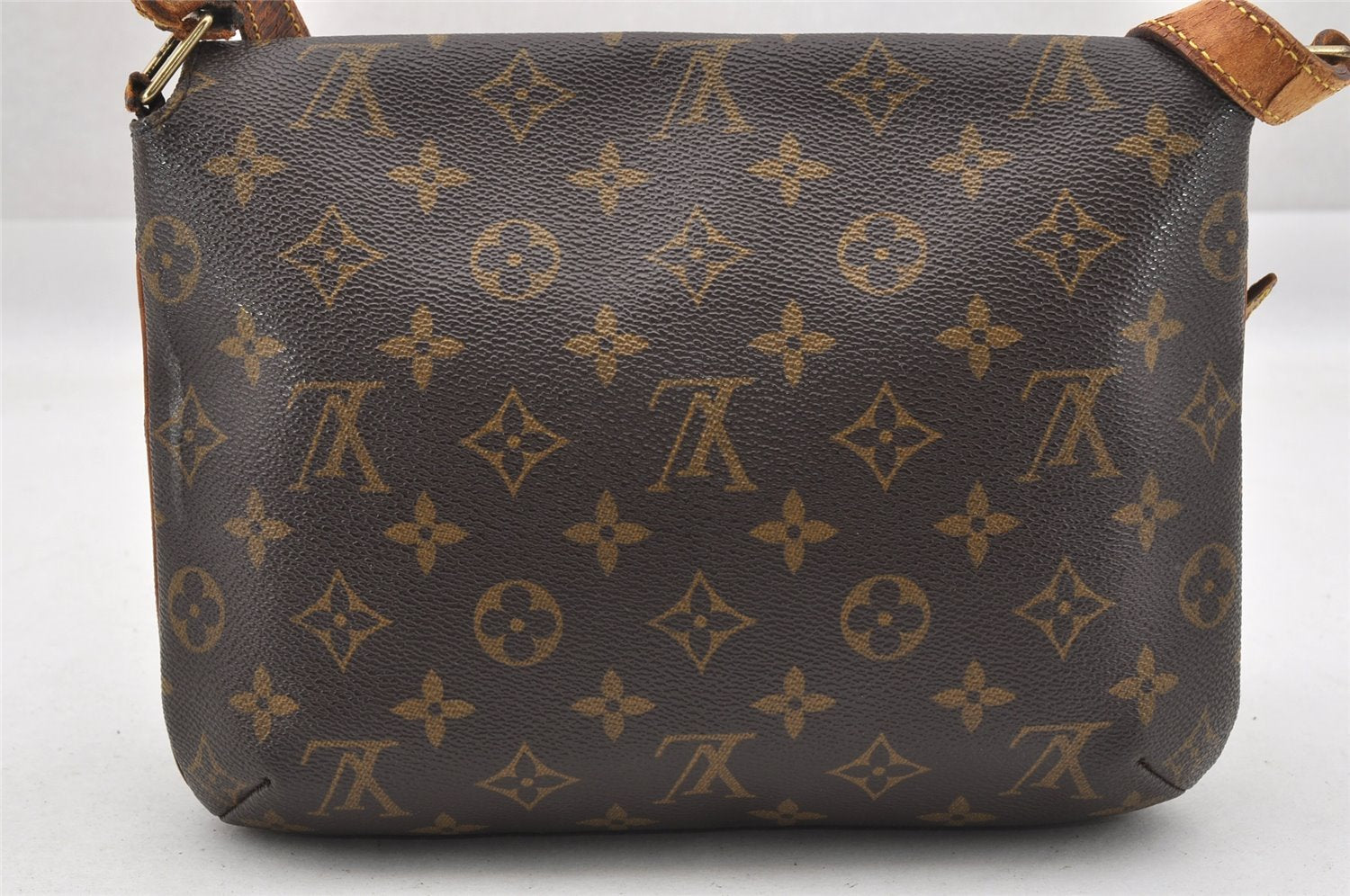 Authentic Louis Vuitton Monogram Musette Tango Shoulder Bag M51257 LV 5609I