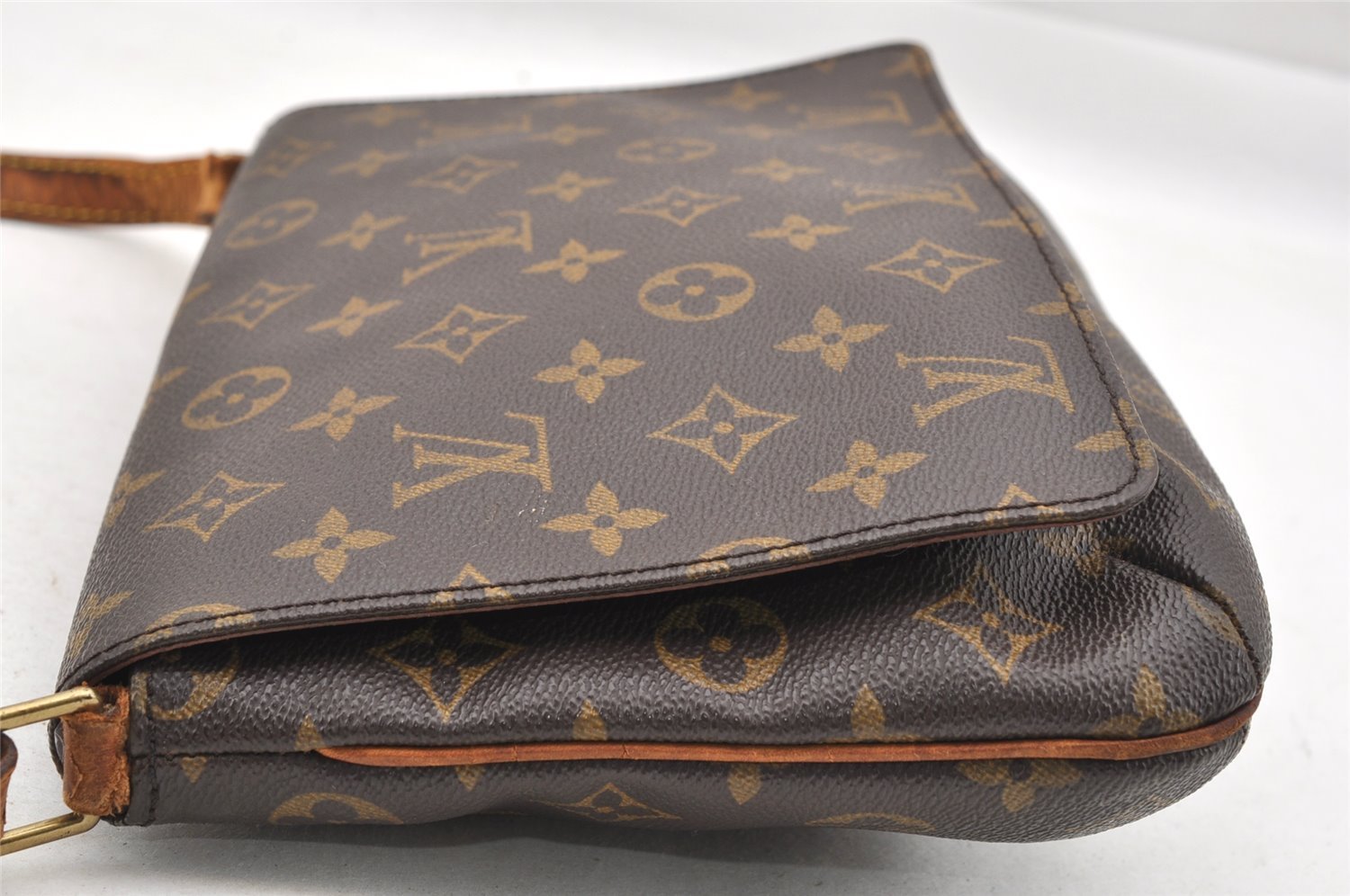 Authentic Louis Vuitton Monogram Musette Tango Shoulder Bag M51257 LV 5609I