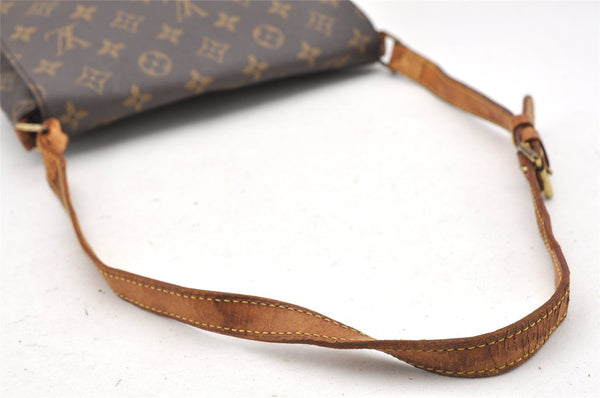 Authentic Louis Vuitton Monogram Musette Tango Shoulder Bag M51257 LV 5609I
