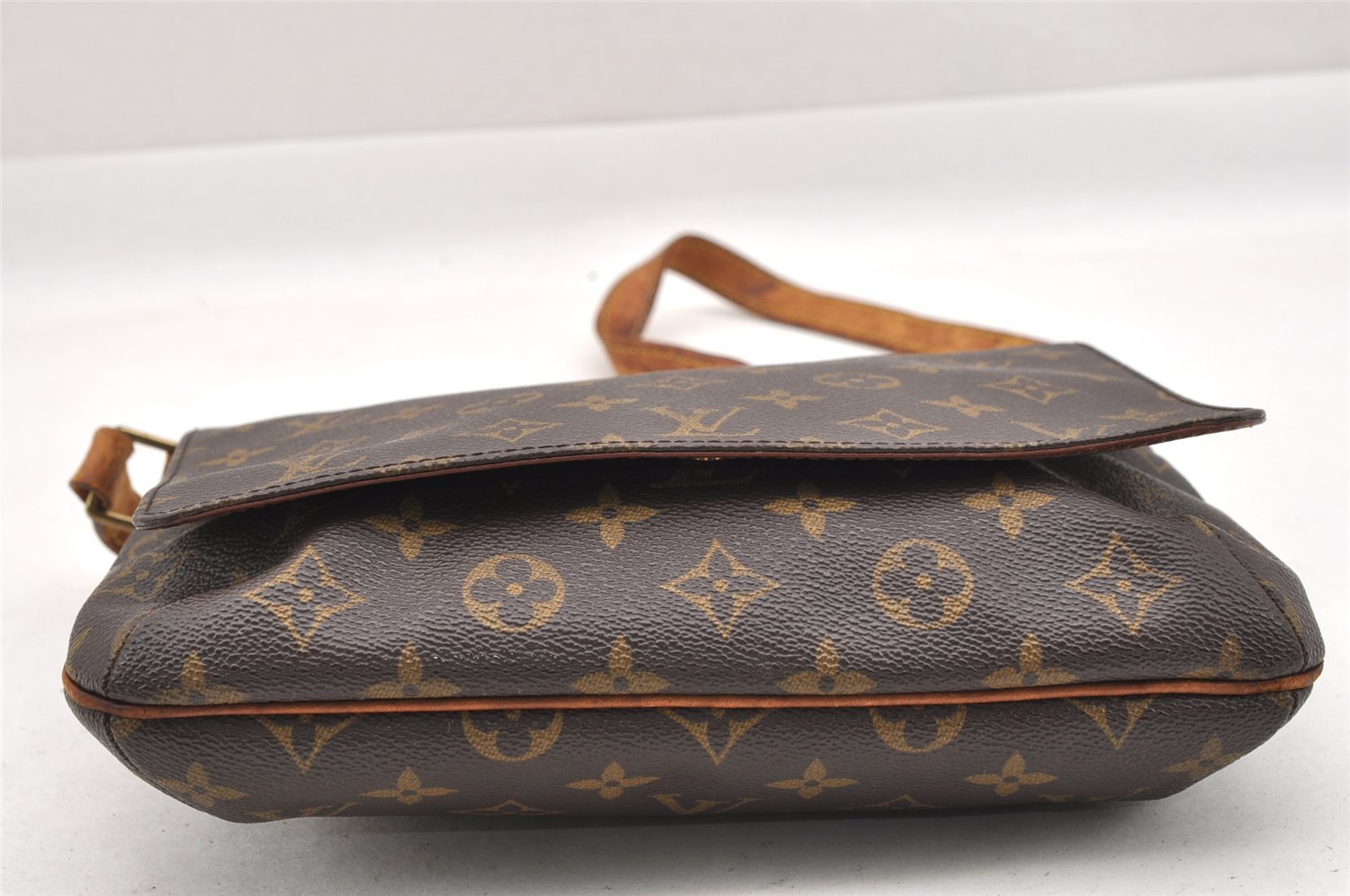Authentic Louis Vuitton Monogram Musette Tango Shoulder Bag M51257 LV 5609I