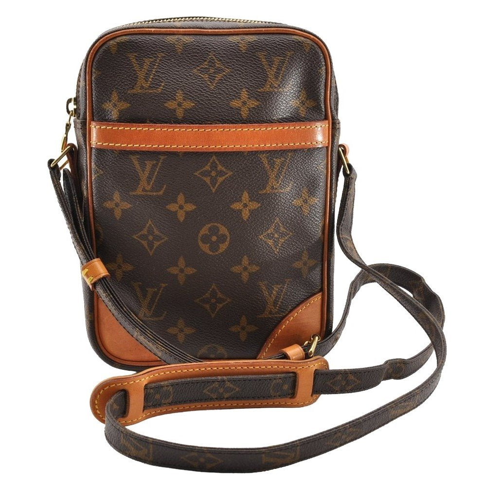 Authentic Louis Vuitton Monogram Danube Shoulder Cross Body Bag M45266 LV 5614I