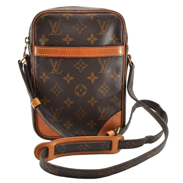 Authentic Louis Vuitton Monogram Danube Shoulder Cross Body Bag M45266 LV 5614I