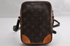 Authentic Louis Vuitton Monogram Danube Shoulder Cross Body Bag M45266 LV 5614I