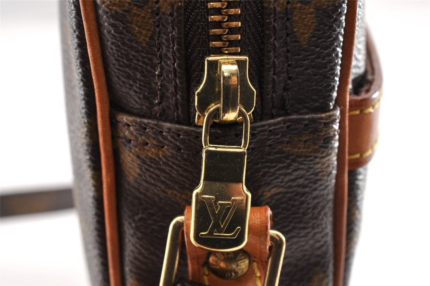 Authentic Louis Vuitton Monogram Danube Shoulder Cross Body Bag M45266 LV 5614I