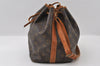 Authentic Louis Vuitton Monogram Petit Noe M42226 Shoulder Drawstring Bag 5615I