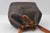 Authentic Louis Vuitton Monogram Petit Noe M42226 Shoulder Drawstring Bag 5615I