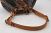 Authentic Louis Vuitton Monogram Petit Noe M42226 Shoulder Drawstring Bag 5615I