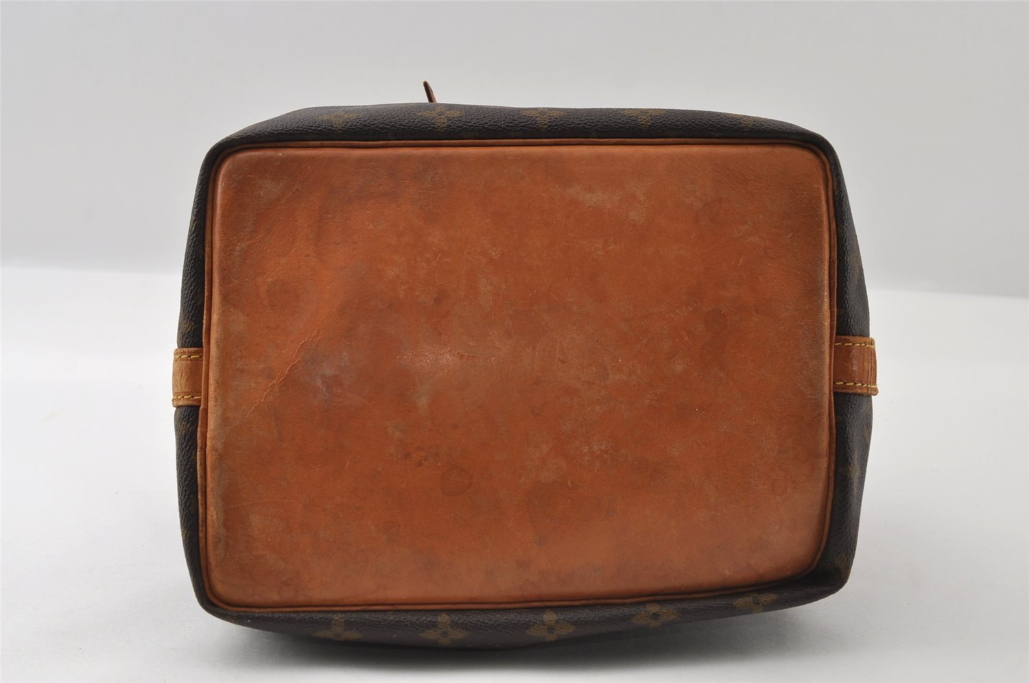 Authentic Louis Vuitton Monogram Petit Noe M42226 Shoulder Drawstring Bag 5615I