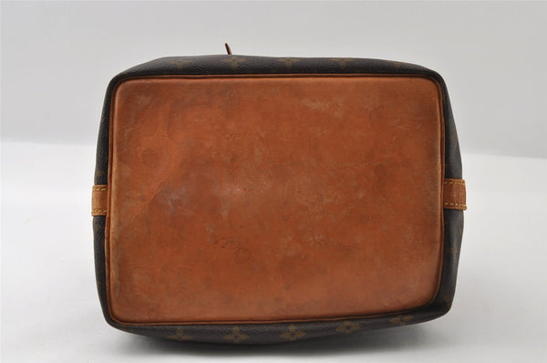 Authentic Louis Vuitton Monogram Petit Noe M42226 Shoulder Drawstring Bag 5615I