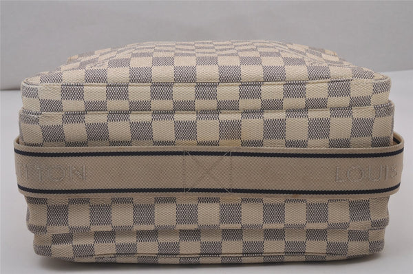 Authentic Louis Vuitton Damier Azur Naviglio Shoulder Cross Bag N51189 LV 5620I