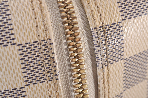 Authentic Louis Vuitton Damier Azur Naviglio Shoulder Cross Bag N51189 LV 5620I