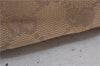 Authentic GUCCI Hand Bag Pouch Purse GG Canvas Leather 07198 Beige 5625D