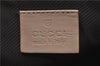 Authentic GUCCI Hand Bag Pouch Purse GG Canvas Leather 07198 Beige 5625D