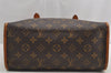 Authentic Louis Vuitton Monogram Popincourt Haut Shoulder Bag M40007 LV 5625I