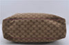 Authentic GUCCI Sukey Tote Bag GG Canvas Leather 296835 Brown Pink 5626C