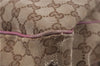 Authentic GUCCI Sukey Tote Bag GG Canvas Leather 296835 Brown Pink 5626C