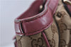 Authentic GUCCI Sukey Tote Bag GG Canvas Leather 296835 Brown Pink 5626C